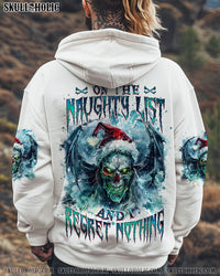 ON THE NAUGHTY LIST SKULL WINGS CHRISTMAS ALL OVER PRINT  - TLNZ0910241