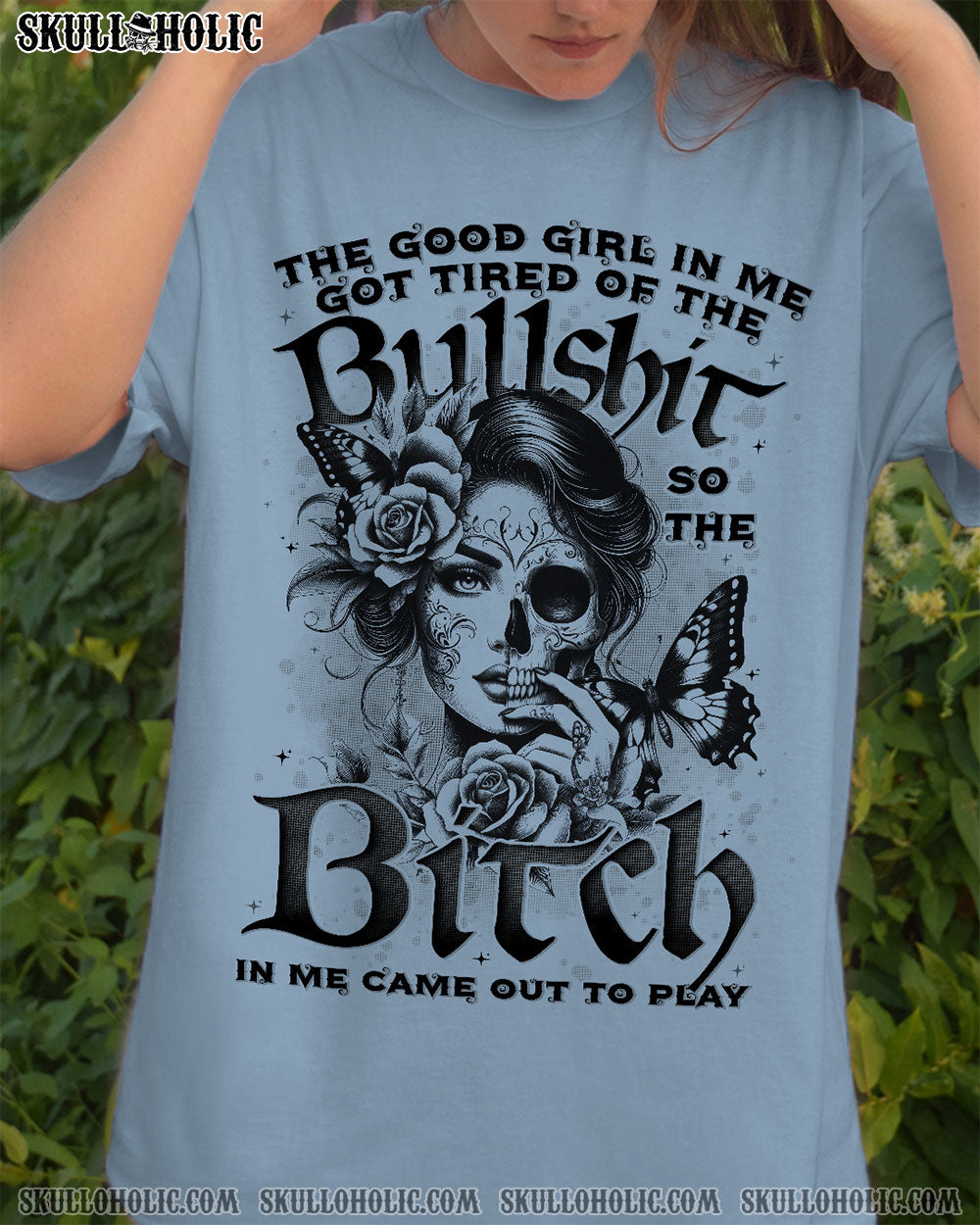 THE GOOD GIRL IN ME COTTON SHIRT - TYTD2210242