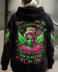 HOW HEARTLESS I CAN BE SKULL ALL OVER PRINT - YHLT1812251