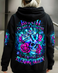 I'M THE F QUEEN SKULL ROSE ALL OVER PRINT - YHLT0801263