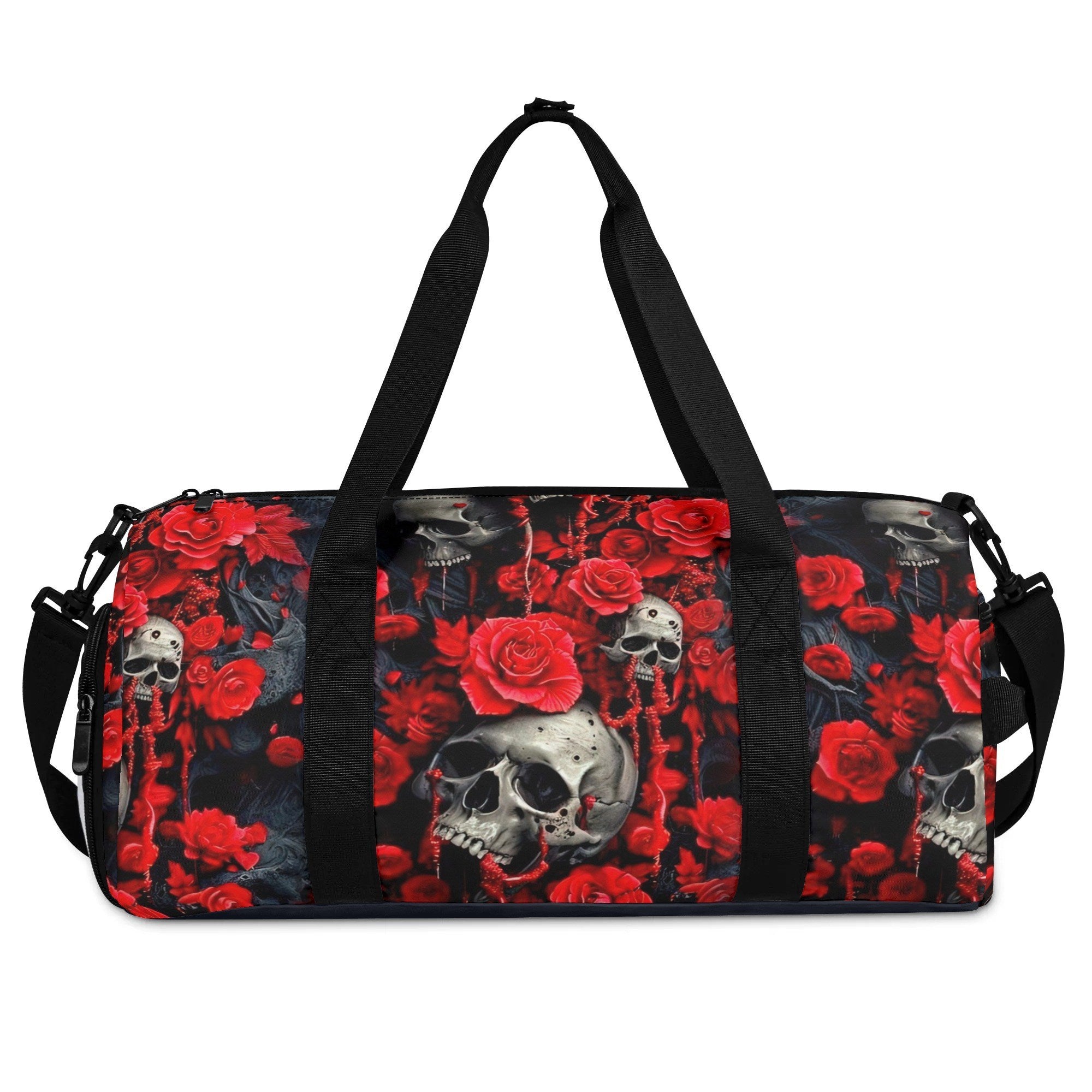 SKULL ROSES TRAVELLING BAG - TLNZ2008253