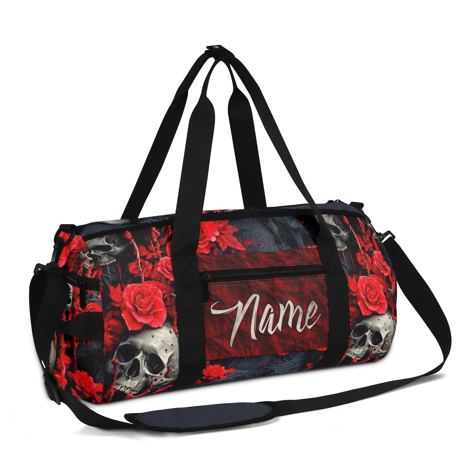 SKULL ROSES TRAVELLING BAG - TLNZ2008253