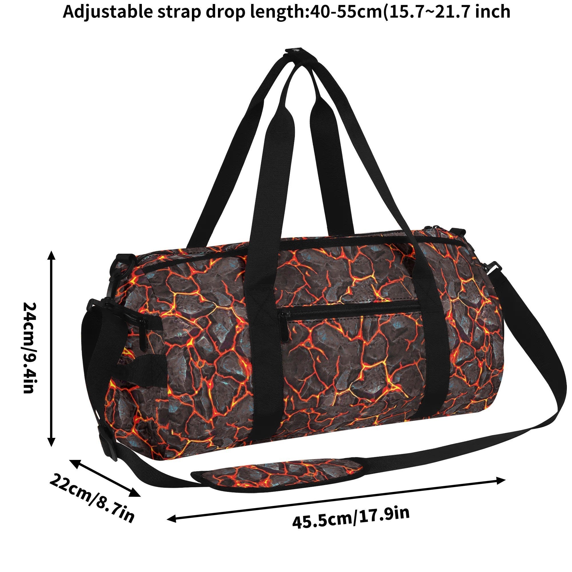 SKULL FIRE TRAVELLING BAG - YHHG2808254