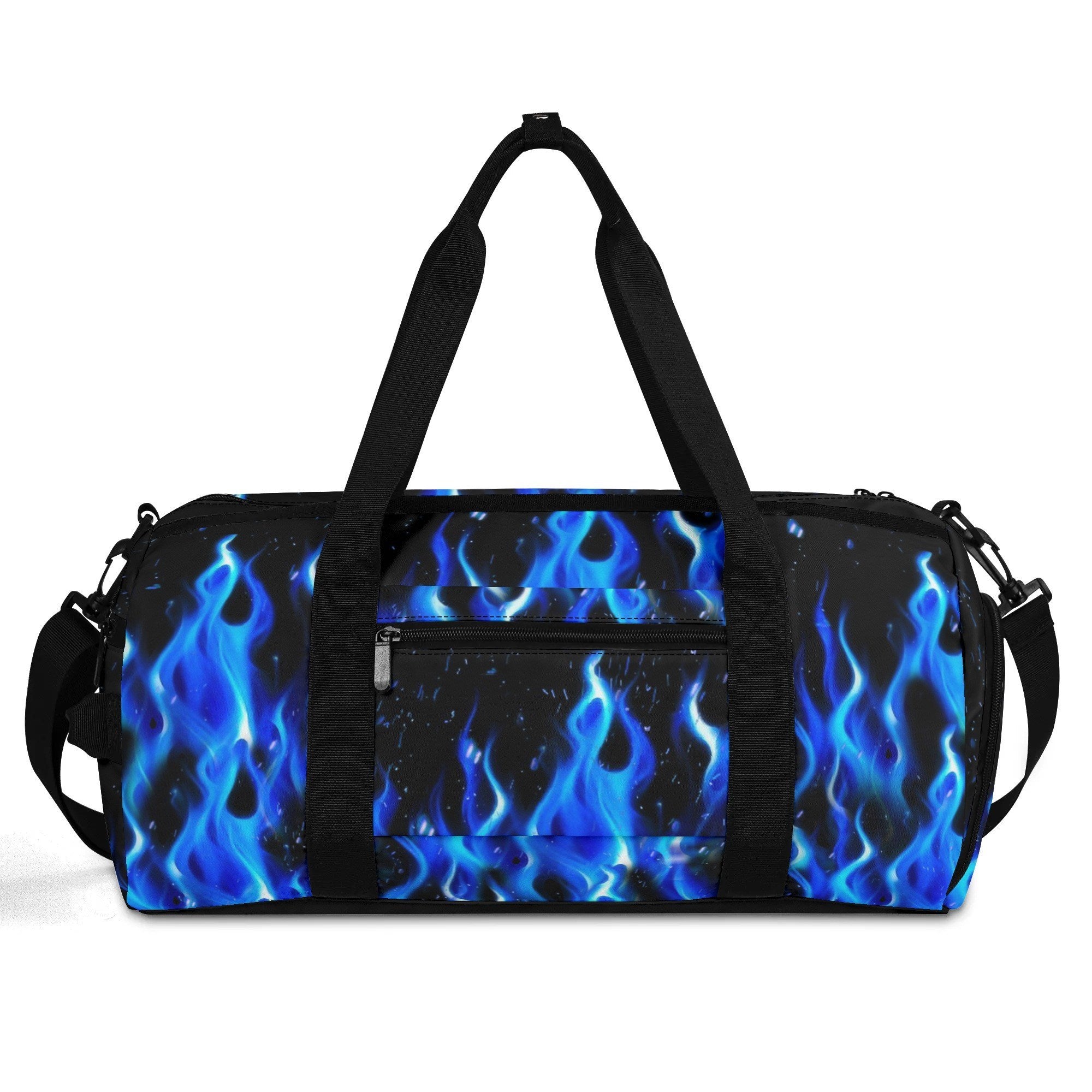 BLUE SKULL FIRE TRAVELLING BAG - YHHN2808255