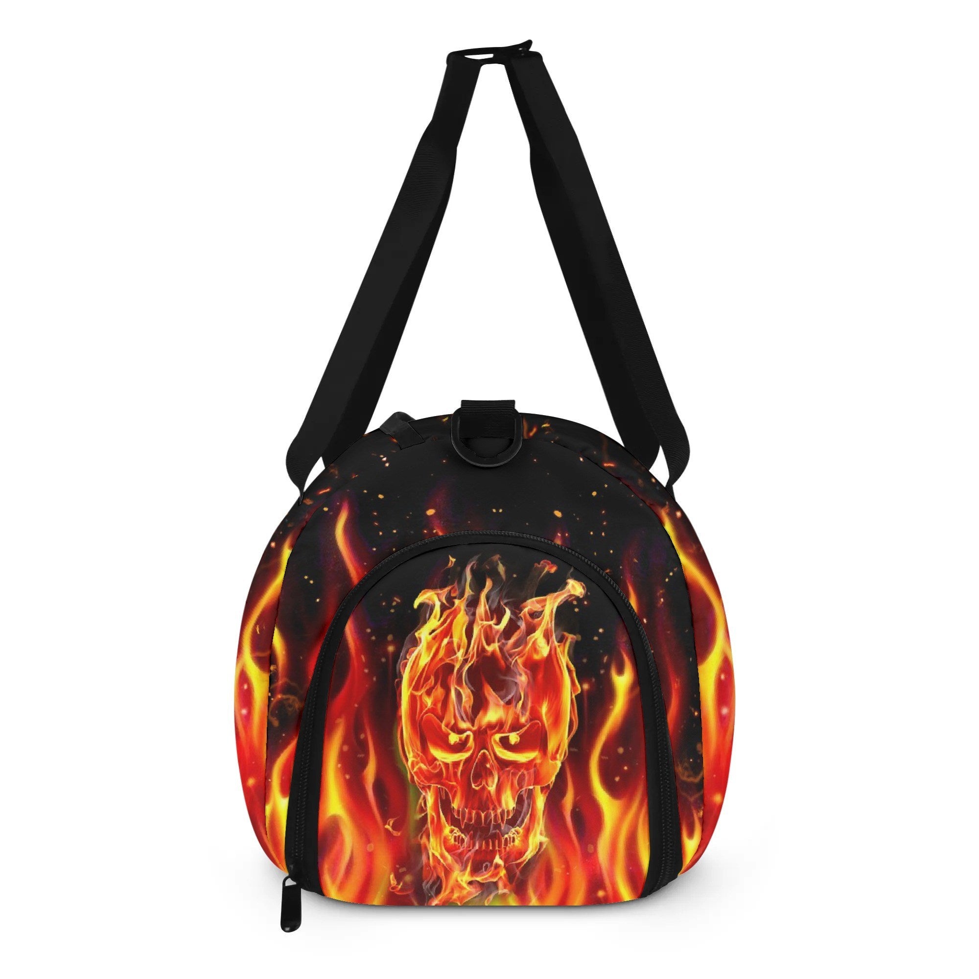 SKULL IN FIRE TRAVELLING BAG - YHHG2908255