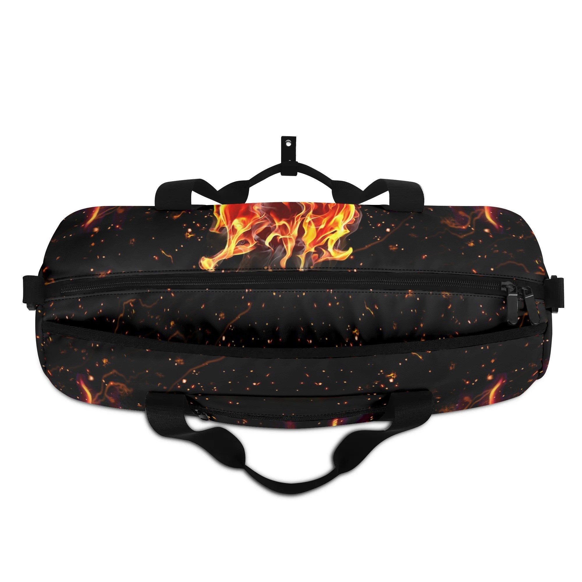 SKULL IN FIRE TRAVELLING BAG - YHHG2908255