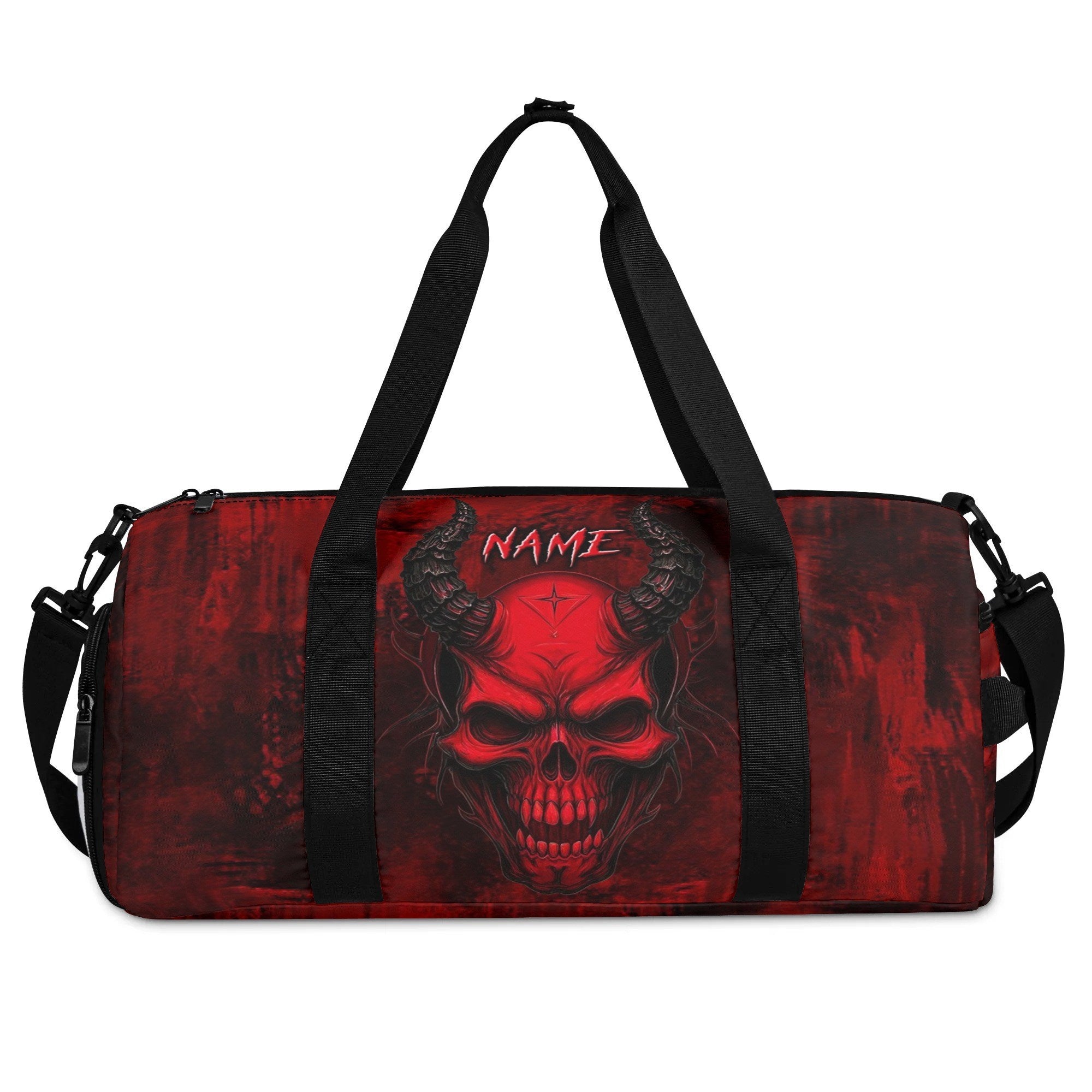 RED DEMON SKULL TRAVELLING BAG - YHLN2908255