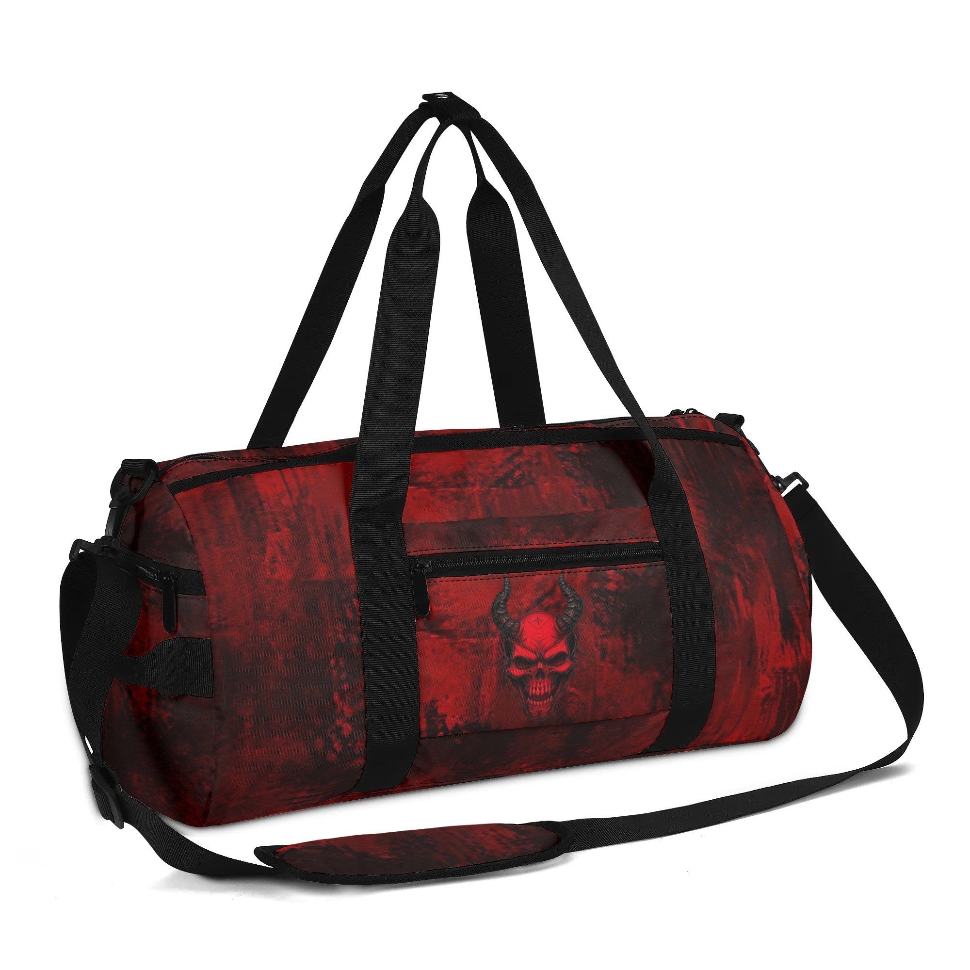 RED DEMON SKULL TRAVELLING BAG - YHLN2908255