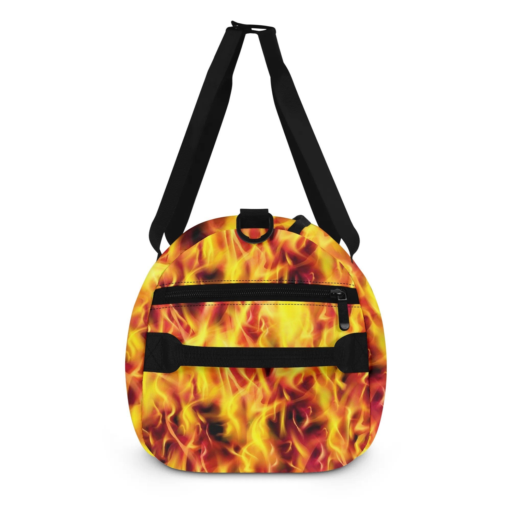 FLAMING SKULL TRAVELLING BAG - YHHG0309254