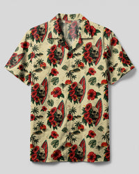 SURF SKULL PARADISE CAMP SHIRT  - TLTW0808263