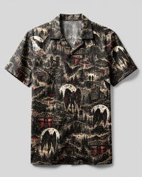 MOTHMAN CRIMSON PROPHECY CAMP SHIRT  - TLNT10092610