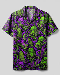 CTHULHU ELDRITCH NIGHTMARE CAMP SHIRT - TLNT2409263