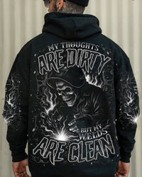 MY THOUGHT ARE DIRTY BUT MY WELDS SKULL ALL OVER PRINT - TLNO0108251