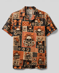 DAISY SKULL BOW CAMP SHIRT - TYPQ1308262