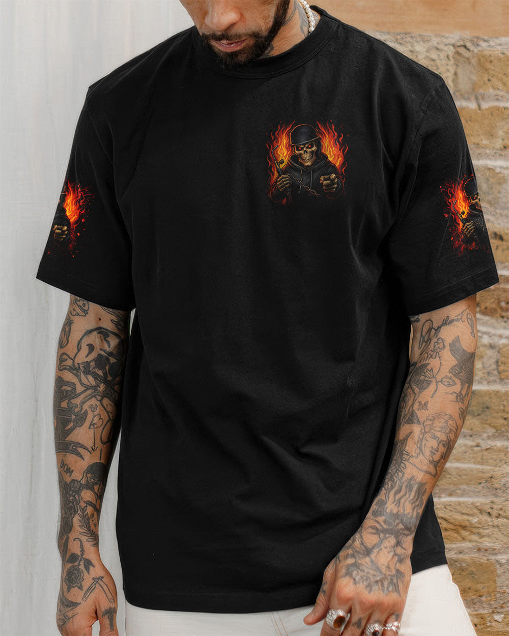 ASSUMING I'M JUST A WELDER SKULL ALL OVER PRINT - TLNO2907252