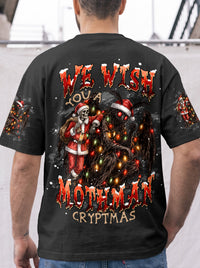WE WISH YOU A MOTHMAN CRYPTMAS CHRISTMAS ALL OVER PRINT - TYPQ0910261