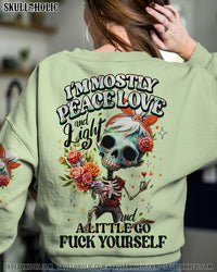 GO F YOURSELF ZOMBIE SKULL ALL OVER PRINT - TY0201243