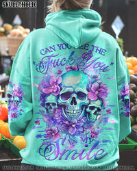 CAN YOU SEE THE F YOU SKULL ALL OVER PRINT - YHHG1110232