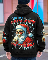 HO HO HO I'M DRUNK SKULL CHRISTMAS ALL OVER PRINT - TYQY2310243