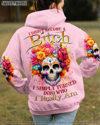 I DIDN'T BECOME A B SUGAR SKULL FLOWER ALL OVER PRINT - TLTR0909233