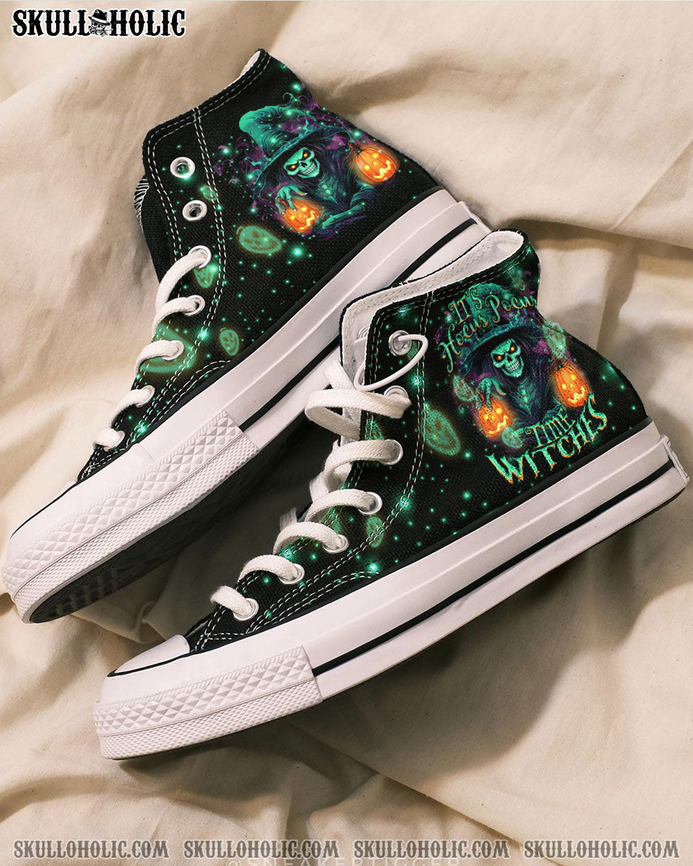 HOCUS POCUS HALLOWEEN HIGH TOP CANVAS SHOES - TYTD1808236