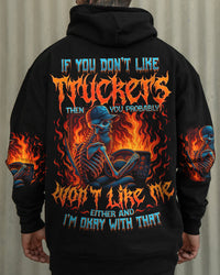 IF YOU DON'T LIKE TRUCKERS SKULL ALL OVER PRINT - TYTD2807253