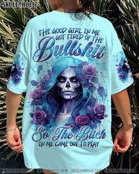 THE GOOD GIRL IN ME LADY SKULL ALL OVER PRINT - TLNT1101244