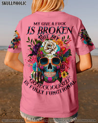 MY GIVE A F SUGAR SKULL ALL OVER PRINT - TLNO0809233