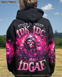 STUCK BETWEEN IDK IDC AND IDGAF REAPER ALL OVER PRINT - TLTR0901242