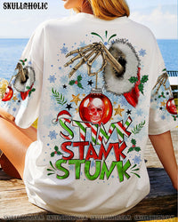 STINK STANK STUNK SKELETON HAND CHRISTMAS ALL OVER PRINT - TLNO1309231