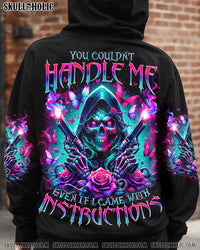 YOU COUDN'T HANDLE ME SKULL REAPER ROSE ALL OVER PRINT - TLNO0202241