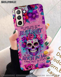 THE GOOD GIRL IN ME SUGAR SKULL PHONE CASE - TLNO2410231