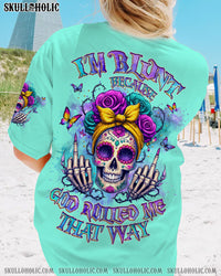 I'M BLUNT BECAUSE GOD ROLLED ME MESSY BUN ALL OVER PRINT - TLNZ2404242