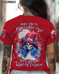 DON'T TRY TO FIGURE ME OUT CHRISTMAS ALL OVER PRINT - TLTW1210232