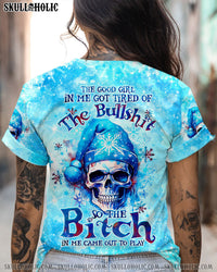 THE GOOD GIRL IN ME CHRISTMAS SKULL ALL OVER PRINT - TLTW1209236