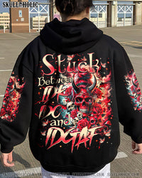 STUCK BETWEEN IDK IDC AND IDGAF ALL OVER PRINT - TYTM0102243