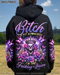 I'M THE F QUEEN LADY SKULL ROSE ALL OVER PRINT - TLTR1801242