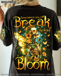 BREAK BEFORE BLOOM SKELETON FLOWERS ALL OVER PRINT - TYHI0804241