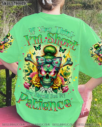 IF YOU THINK I'M SHORT MESSY BUN ALL OVER PRINT - TLNZ0306243