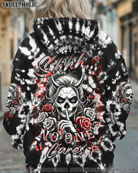 SHHH NO ONE CARES SKULL LADY ALL OVER PRINT - YHLN2301252