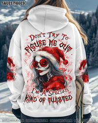 DON'T TRY TO FIGURE ME OUT CHRISTMAS ALL OVER PRINT - YHLN1410241