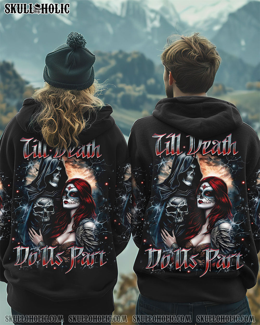 TILL DEATH DO US PART COUPLE ALL OVER PRINT - TLNO2009241