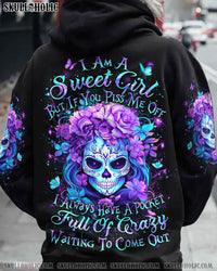 I AM A SWEET GIRL SUGAR SKULL ALL OVER PRINT - YHDU0910233