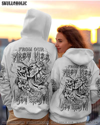 FROM OUR FIRST KISS SKULL COUPLE ALL OVER PRINT - YHLN1809242