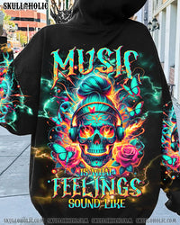 MUSIC IS WHAT FEELINGS SOUND LIKE ALL OVER PRINT - TLNT1311233