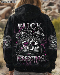 F PERFECTION CROWN SKULL ALL OVER PRINT - TLPQ0810242