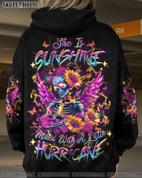 (HOT DEAL) SHE IS SUNSHINE SUNFLOWER SKULL ALL OVER PRINT - YHHG1010241