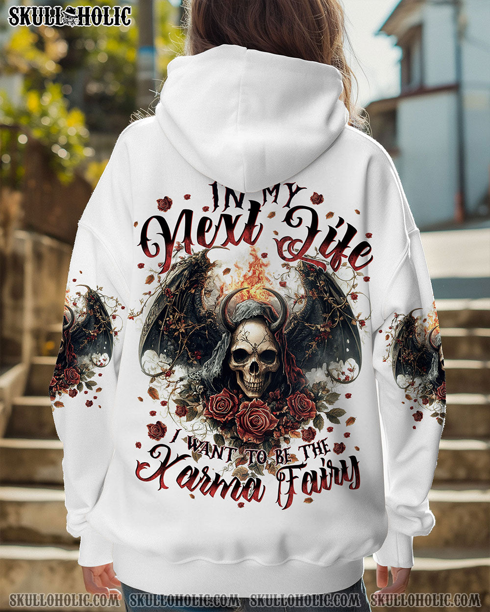 KARMA FAIRY SKULL ALL OVER PRINT - TYTM3009242