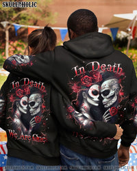 IN DEATH WE ARE ONE SKULL COUPLE ALL OVER PRINT - YHHN1302251