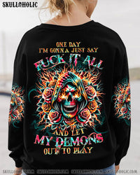 ONE DAY I'M GONNA JUST SAY REAPER TIE DYE ALL OVER PRINT - TLTW1710232